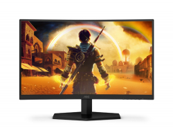 Монитор AOC C24G42FE, 23.6" Curved 1500R, VA, WLED, 1920x1080@@180Hz OC (Native 144Hz), 4ms GtG, 0.5ms MPRT, 300cd m/2, 3000:1, 80M:1 DCR, Adaptive Sync, FlickerFree, Low Blue Light, Tilt, HDMI, DP