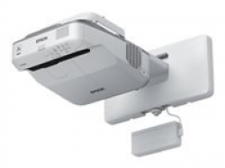 Epson EB-695Wi, 3LCD, Ultra short, WXGA (1280 x 800), 16:10, 3,500 lumen, 14000:1, Ethernet, Wireless LAN (optional), VGA, HDMI (3x), 5.9 kg, Finger touch unit, Interactive pens, Wall mounting bracket, 36 months