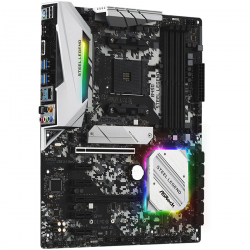 ASROCK Main Board Desktop B450 STEEL LEGEND (AM4, 4xDDR4, HDMI/DP ,2xPCIe x16,4xPCIe x1, 2xM.2, 6 SATA3, USB 3.1,Type-C 1xCOM Port Header, 1 x PS/2) ATX retail