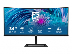 Монитор PHILIPS 346E2CUAE/00 34inch VA WLED 3440x1440 HDMI/DP/USB-C 65w Curved Speakers WQHD