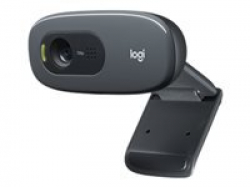 LOGITECH C270 HD Webcam - BLACK - USB