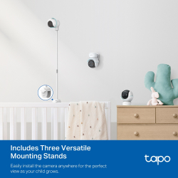 Интелигентна бебефон камера с двойна леща TP-Link Tapo C840