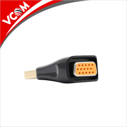 VCom адаптер Adapter DisplayPort DP M / VGA F Gold plated - CA333                          