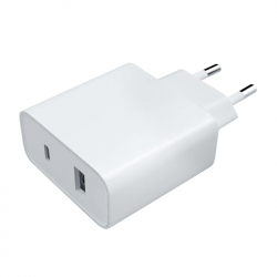 Зарядно устройство за контакт 33W (Type-A + Type-C), Xiaomi Mi Зарядно устройство за контакт 33W (Type-A + Type-C), Xiaomi Mi