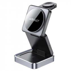 Acefast настолно устройство за безжично зареждане Desktop 3-in-1 Wireless Charging Holder - E20 Black
