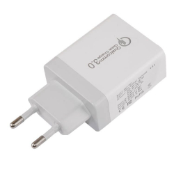 Makki бързо зарядно Fast Charger - QC3.0+3xUSB 30W White - MAKKI-QC48W4