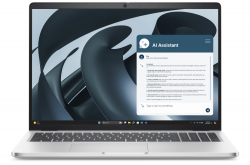 Лаптоп Dell Pro 16 Plus PB16255, AMD Ryzen 5 220, 16GB, 512GB SSD Gen4, 16.0" FHD+, AMD Radeon 740M, FgrPr & SmtCd, FHD, IR Cam, Mic, WLAN + BT, Backlit Kb, 3 Cell, W11Pro                          