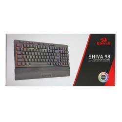 Геймърска клавиатура Redragon Shiva K515-RGB с RGB подсветка - черна