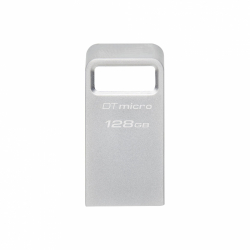 USB памет KINGSTON DataTraveler Micro, 128GB,USB-A 3.2 Gen 1, Сребрист
