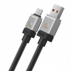 Кабел  Baseus CoolPlay USB към USB-C 100W 1м CAKW000601 - черен