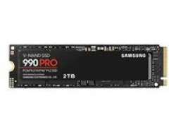 Samsung SSD 990 PRO 2TB PCIe 4.0 NVMe 2.0 M.2 V-NAND 3-bit MLC, 256-bit Encryption, Read 7450 MB/s Write 6900 MB/s