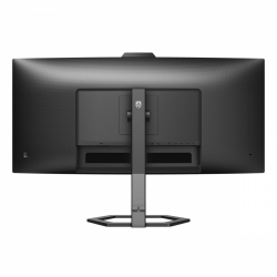 Монитор Philips 34E1C5600HE/00 34" VA Panel, 21:9, 3440x1440, 1ms, 100Hz, 300cd/m2, 3000:1, Anti Glare, 3H, PIP, PBP, HDMI, DisplayPort, USB-C, 4x USB-A, HAS, Tilt, Web Camera and Microphone, Speakers, VESA 100, Black