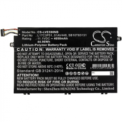 Батерия за лаптоп  LENOVO ThinkPad E14, ThinkPad E15, ThinkPad E480, ThinkPad E580 L17C3P51  LiPo 11.1V 4050 mAh CAMERON  SINO