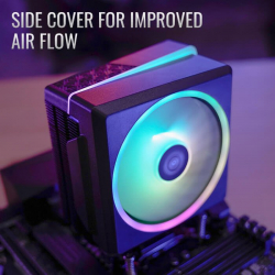 AeroCool охладител CPU Cooler - Cylon 4F BLACK aRGB PWM - ACTC-CL30420.01