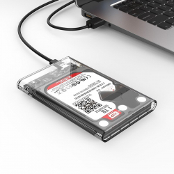 Orico външна кутия за диск Storage - Case - 2.5 inch 5Gbps Type-C Transparent - 2139C3-G2-CR-EP