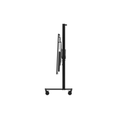 Мобилна основа ViewSonic VE-MT-001, For wall mount stand VB-STND-104, Smooth-rolling wheels with locking casters, Easy installation for added flexibility, Black