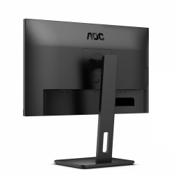 Монитор AOC 24P3CV, 23.8 inch WLED IPS Panel, 16:9, 1920x1080, 300 cd/m2, 1000:1, 50M:1, 75Hz, AntiGlare, 3H, 3-sided frameless, HDMI, DisplayPort, 4x USB 3.2, USB-C Docking, 65W PD, LAN, Speakers, Tilt, Swivel, Pivot, HAS, Flicker-free, Low blue light, VESA 100, Black