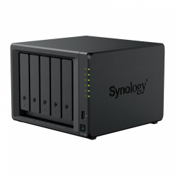 Мрежов сторидж Synology NAS DS1525+, за 5 диска, AMD Ryzen V1500B, 8GB DDR4 SODIMM