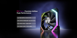 1stPlayer Кутия Case ATX - Crystal Vision CV7 Black - 5 x 120 mm included