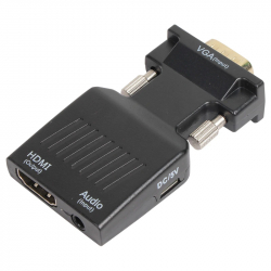 VCom адаптер Adapter VGA M / HDMI F with Audio - CA337A                          