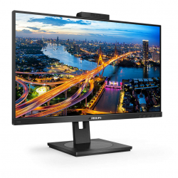 Монитор Philips 242B1H/00 23.8 inch, IPS panel, 1920x1080, 4ms, 250cd/m2, HDMI, VGA, DVI-D, Displayport, 3 x USB 3.2, Speakers, Built-in-Webcam, Ergonomic Stand, Камера