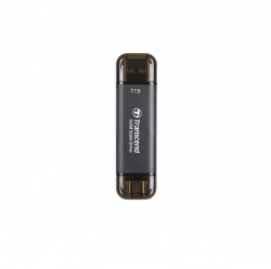 Transcend 1TB, External SSD, ESD310C, USB 10Gbps, Type C/A, Black