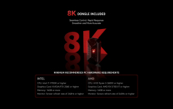 VXE професионална геймърска мишка Wireless Gaming Mouse MAD R 8K SET - Omron Optical Microswitches, White