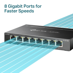 8-портов гигабитов комутатор TP-Link TL-SG108E Easy Smart