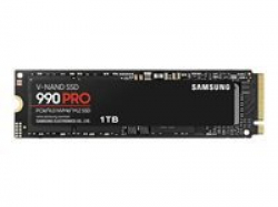 Samsung SSD 990 PRO 1TB PCIe 4.0 NVMe 2.0 M.2 V-NAND 3-bit MLC, 256-bit Encryption, Read 7450 MB/s Write 6900 MB/s 