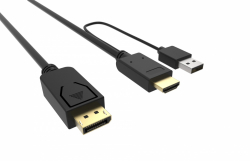 VCom Кабел HDMI M / Display Port M - 4K 2160p - CG599C-1.8m