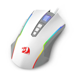Геймърска мишка Redragon Ranger Basic M910H с RGB осветление - бяла