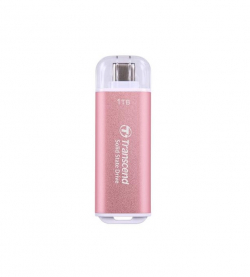 Transcend 1TB, USB External SSD, ESD300P, USB 10Gbps, Type C, Pink