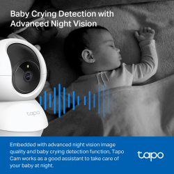 Wi-Fi Pan/Tilt камера за наблюдение TP-Link Tapo C200C