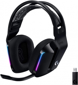 LOGITECH G G733 LIGHTSPEED Wireless RGB Gaming Headset Headset full size 2.4 GHz wireless black                          