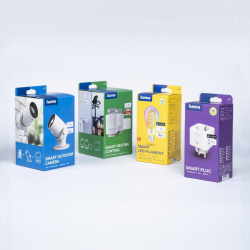 HAMA Смарт мини контакт, Wi-Fi, Гласов контрол, 3680 W, Matter                          