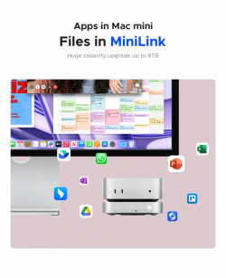 Orico докинг станция SSD Docking station M.2 NVMe - USB-C(10Gbps) x 1, USB3.2 x 2, USB2.0 x 2, M.2 x 1, Audio, SD/TF 4.0 - MiniLink M49P-EU-SV