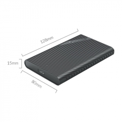 Orico кутия за диск Storage - Case - 2.5 inch USB3.0 - 2521U3-BK-EP