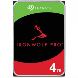 SEAGATE Ironwolf PRO Enterprise NAS HDD 4TB 7200rpm 6Gb/s SATA 256MB cache 8.9cm 3.5inch 24x7 for NAS RAID Rackmount systems BLK