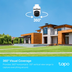 Външна охранителна камера TP-Link Tapo C500 1080p Full HD панорамна