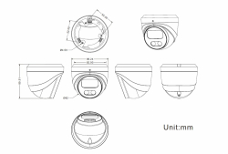 Longse охранителна камера IP Camera Dome - CMSBFG200 - 2MP, PoE, 3.6mm