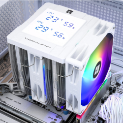 Thermalright охладител CPU Cooler Peerless Assassin 120 Digital A-RGB White - Dual-Tower - LGA1851/AM5