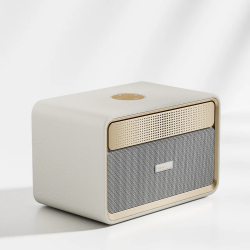 HiFuture Passion X Latte, 100W Output (Max.Power), Built-in Powerful DSP with DynaBoost Technology, Crafted Wood Cabin, Wireless 5.4, Two-Way Full Range Speaker System, Built-in 8000mAh High-Performance Battery System, Pair to Stereo Sound System (TWS Mo