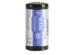 Акумулаторна батерия  CR-123, LiIon, 3.7V, 16340, 650mAh, XTAR                          