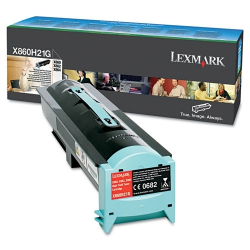 Lexmark X860H21G XS860, 862, 864 Black 35K Toner Cartridge                          