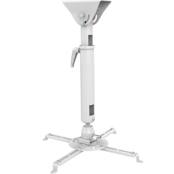 Sunne Ceiling/Bevel Projector Bracket, Ceiling to Projector 520-600mm, Tilt/Swivel -20&deg;~+20&deg;, 360 rotate max 25kg, universal mounting pattern up to 500mm width                          