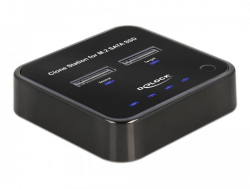 Докинг станция Delock M.2, 2 x M.2 SATA SSD, Клониране