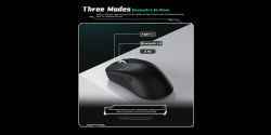 VXE професионална геймърска мишка Wireless Gaming Mouse Dragonfly R1 Pro Max 1K (4K compatible) - Kailh White Blade Switches, Black