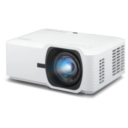 Проектор ViewSonic LSD400HD-ST, Short Throw Laser Installation, FHD 1920x1080, 4000AL, 3M:1, Throw ratio: 0.5, Optical zoom: Fixed, Throw distance: 0.44 - 3.29m, 2x HDMI, RS232, LAN, USB-A, Audio out, Speaker, H/V Keystone, 360° projection, White