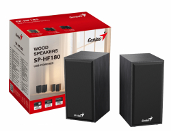 Genius тонколони Speakers 2.0 - SP-HF180 - 6W, USB, Black