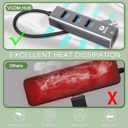 VCom докинг станция Docking USB Type-C to USB3.0 x 3 + LAN - DH311B                          